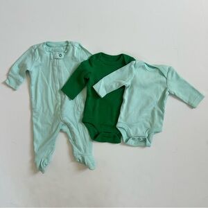 Bundle of Primary 100% Cotton Bodysuits
